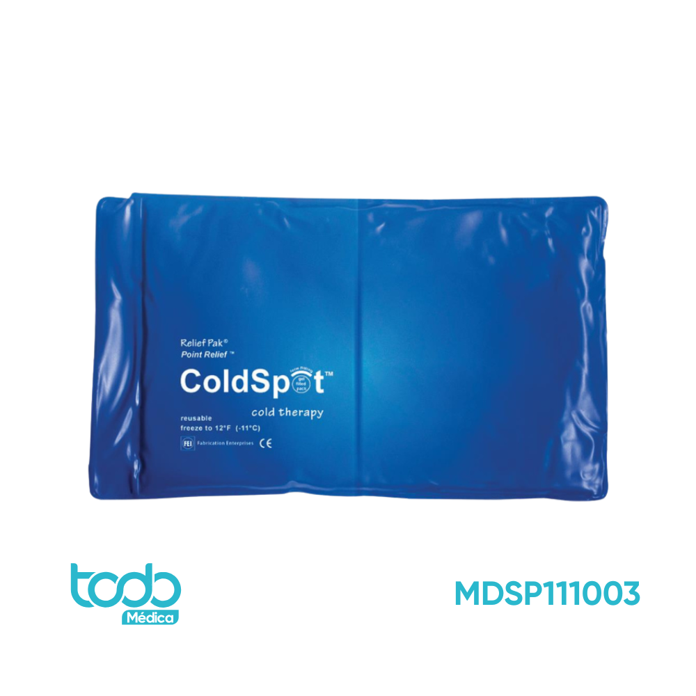 Compresa Fría mediana reutilizable de 7X11" Color azul