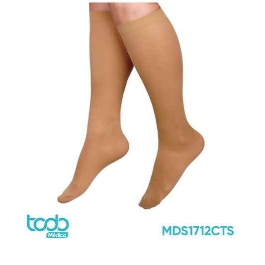 MEDIA COMPRESION CURAD RODILLA PANTY BEIGE 8-15 L CORTA