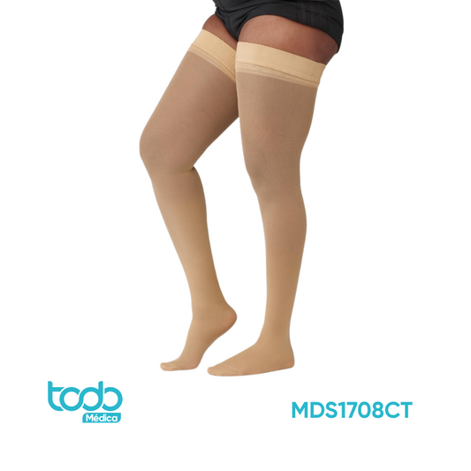 MEDIA COMPRESION 20-30 PARA MUSLO COLOR BEIGE - TALLA C