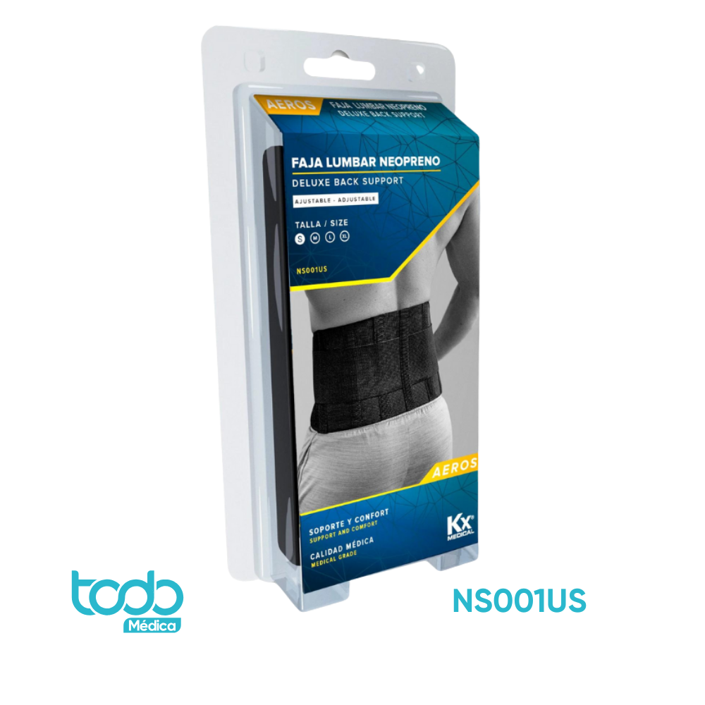 Faja Lumbar de Neopreno KX Talla S