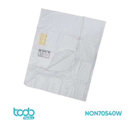 BOLSA POST MORTEM DE VINYL COLOR BLANCO 91X228CM