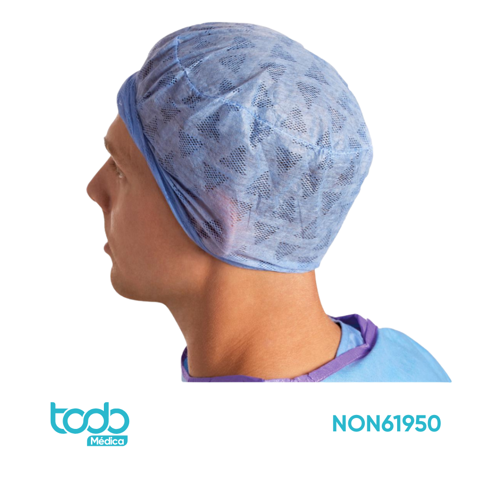 Gorro Universal con Elástico Transpirable Color Celeste