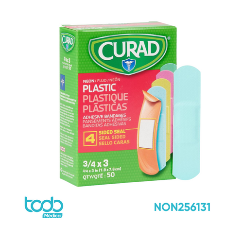Curita plástica Neón de 3/4X3
