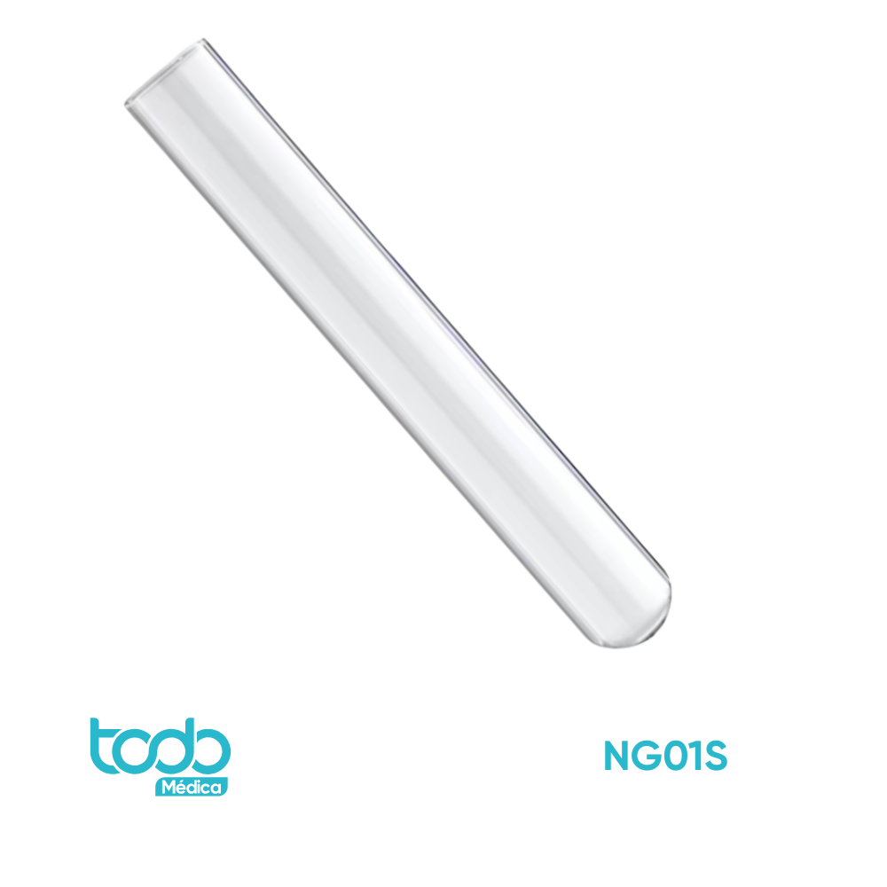 Tubo de ensayo SANLI en vidrio (12 × 75 mm) - Caja de 100 unidades